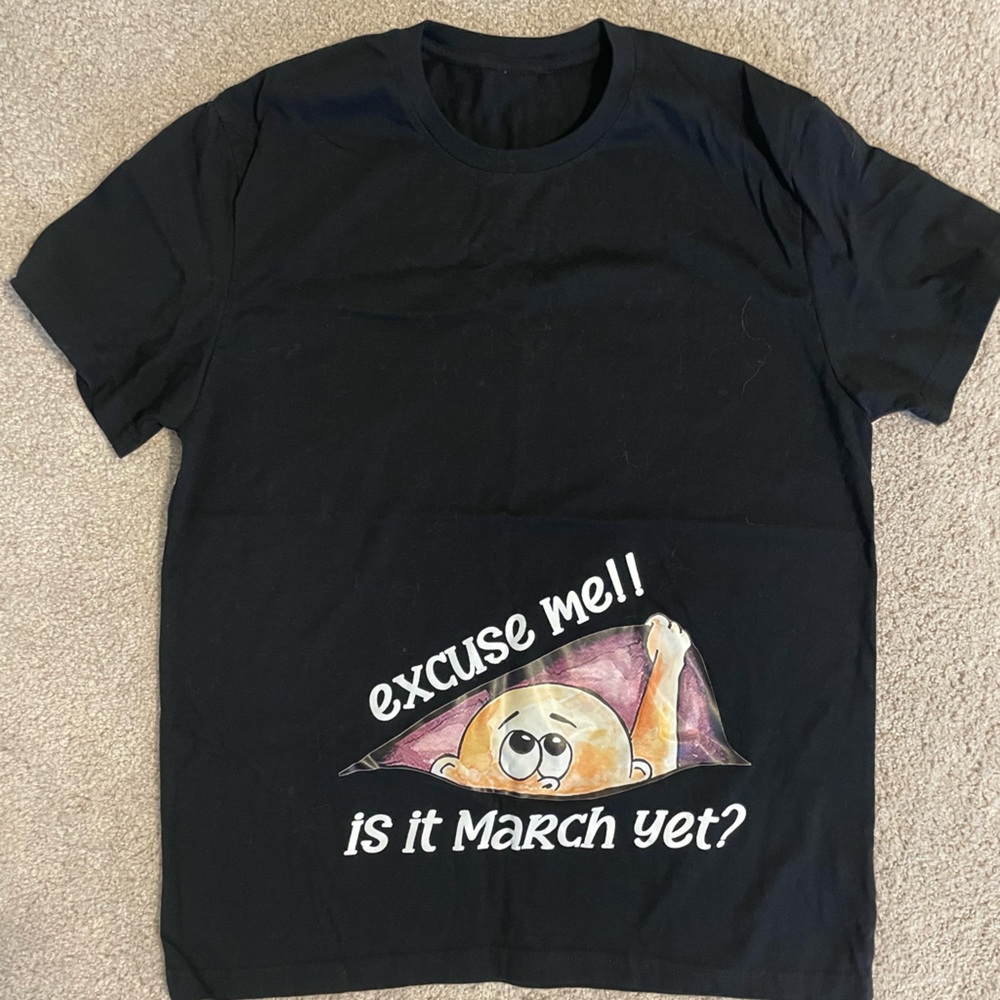 Maternity shirt for March